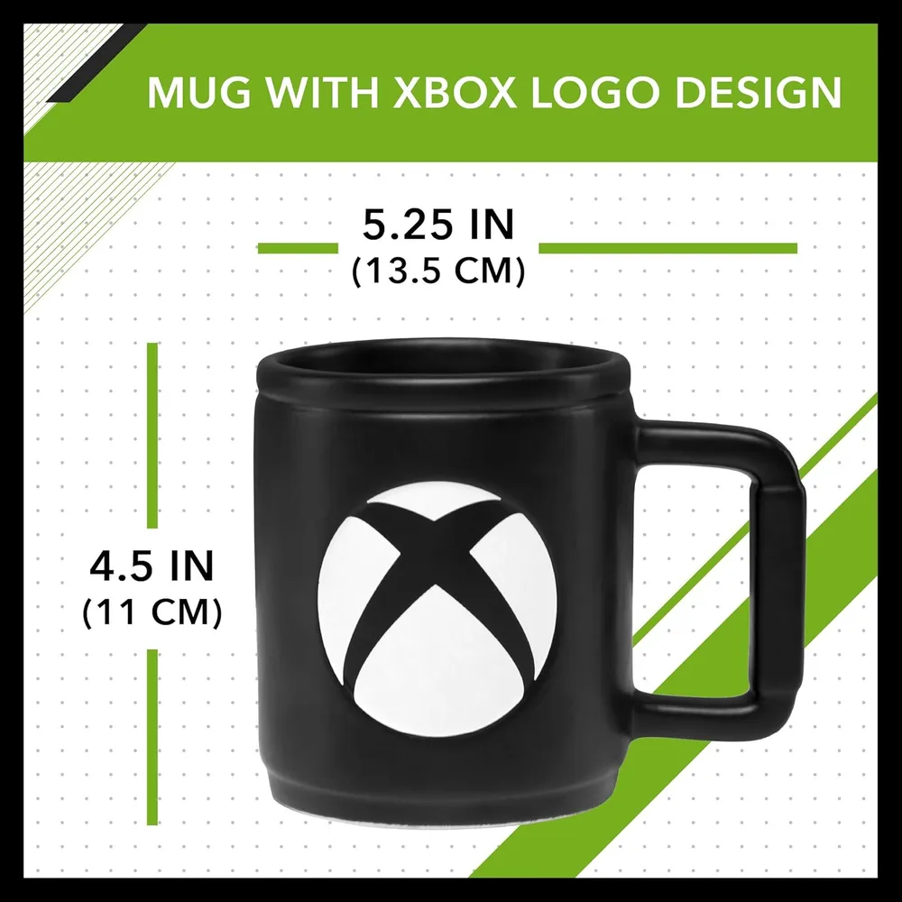 Paladone Xbox, taza de café extragrande logotipo gamer