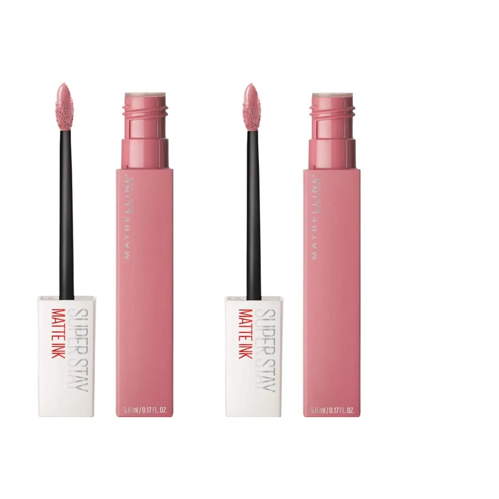 PACK 2 LABIAL LÍQUIDO MATE SUPER STAY MAYBELLINE