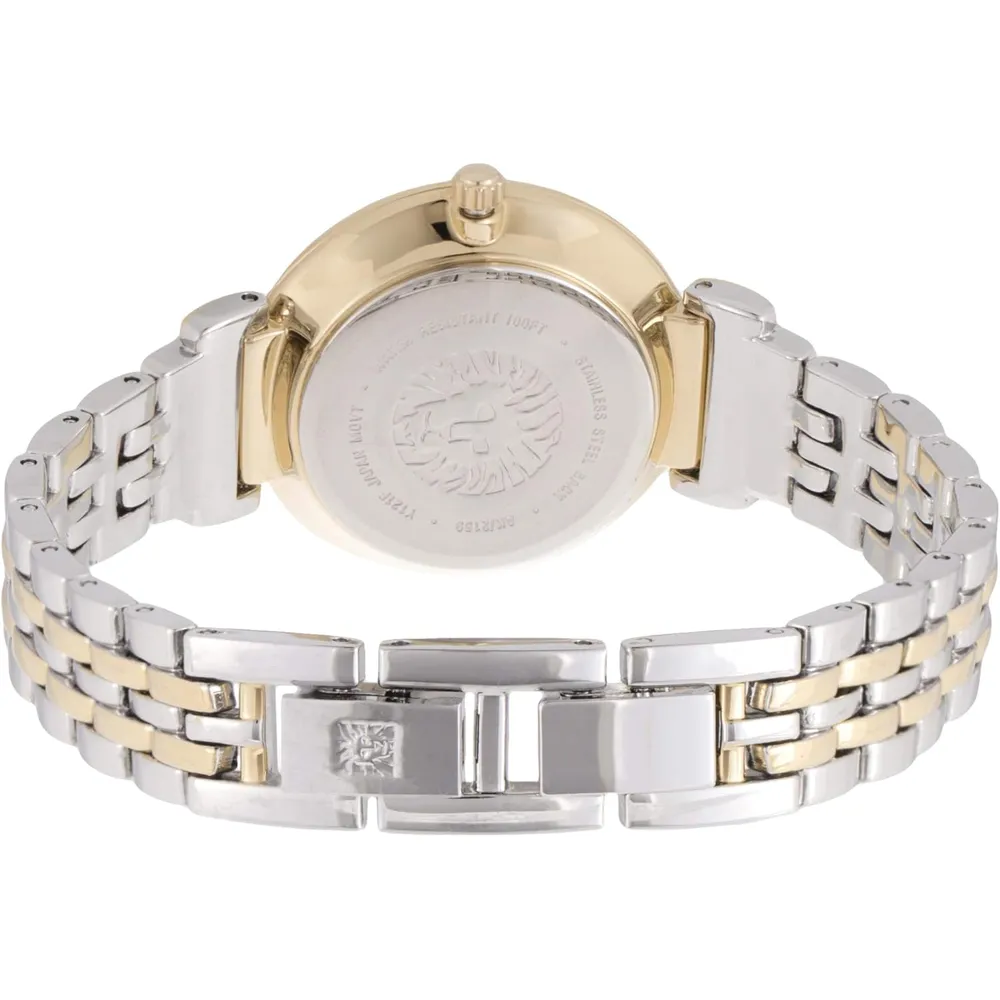 Anne Klein AK/2159SVSV reloj para mujer | 30 mm - Plata/Oro/azul marino