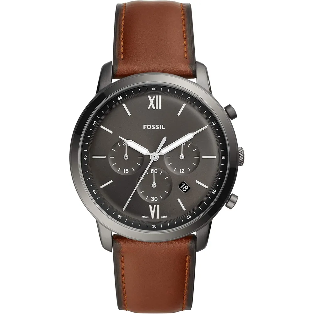 b07mm5mh6f_0_webp.webp Fossil reloj cronógrafo Neutra de cuarzo para hombre | Marrón/ Gris