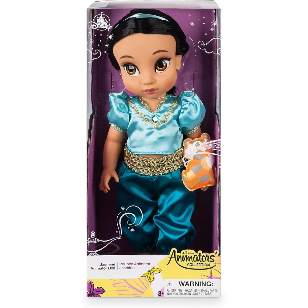 b07mm6cx3l_3_webp.webp MUÑECA JASMINE ANIMADORES DE DISNEY 16" / 41 CM