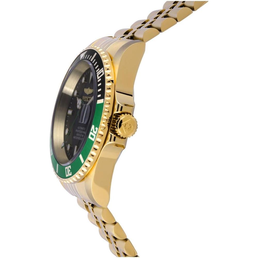 Reloj Invicta Pro Diver para hombre automático correa de acero | Oro