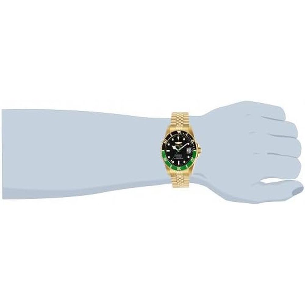 Reloj Invicta Pro Diver para hombre automático correa de acero | Oro