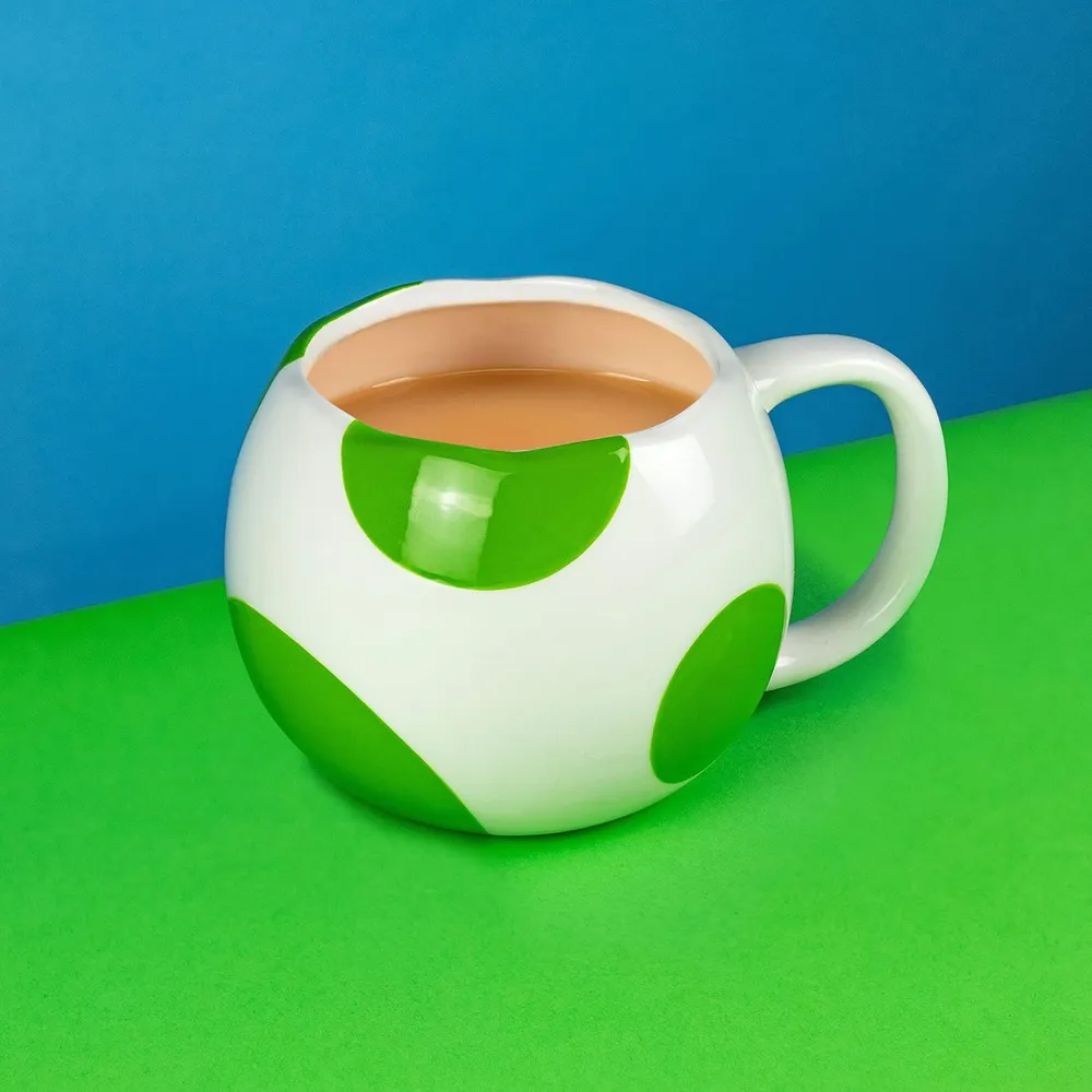 Paladone Super Mario Yoshi, taza cerámica huevo oficial