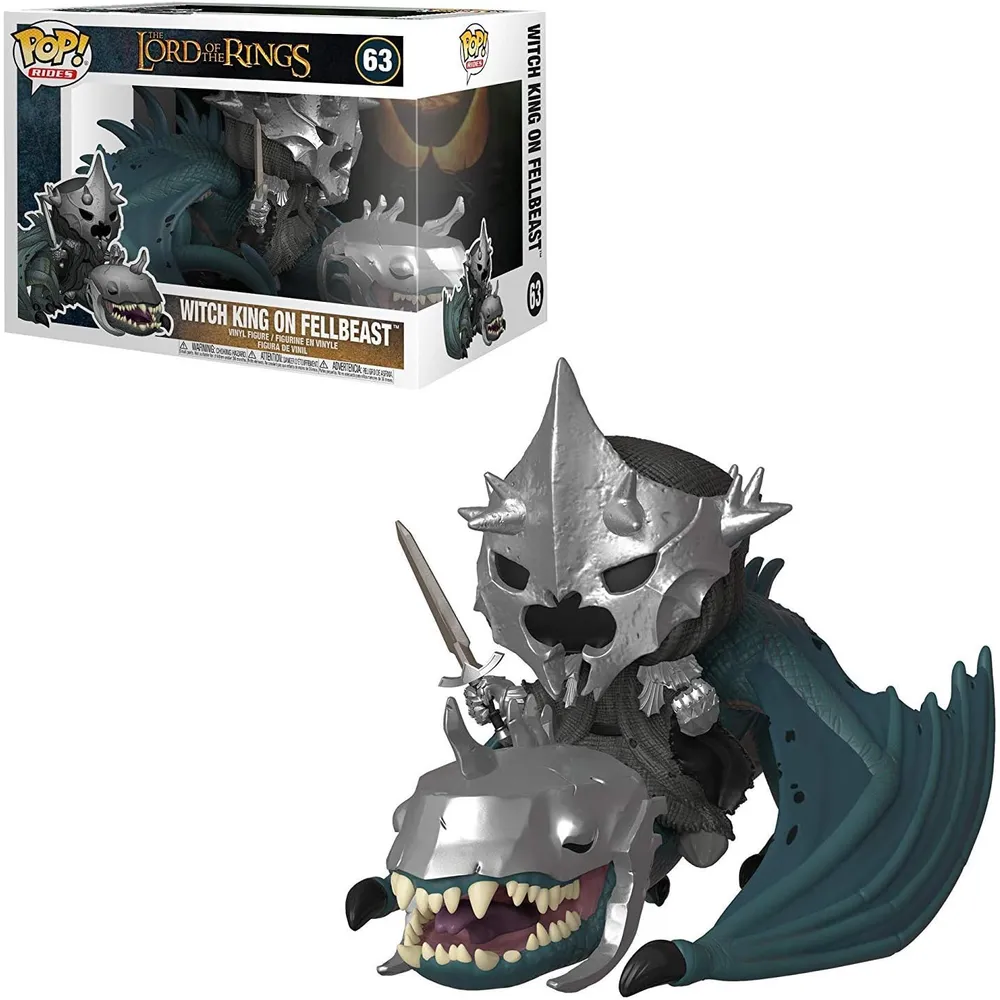 Funko Pop | Rides Rey Brujo con Bestia Alada de El Señor de los Anillos