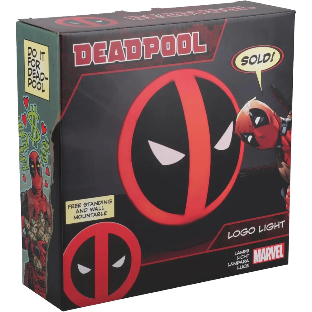 Paladone Deadpool, lámpara logotipo táctil oficial