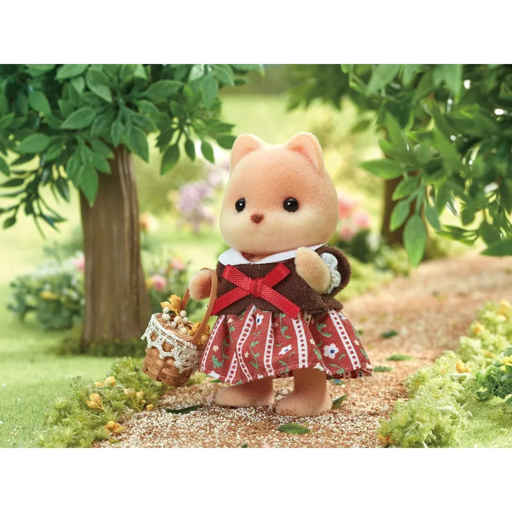 MUÑECA SYLVANIAN FAMILIES FAMILIA PERROS CARAMELO