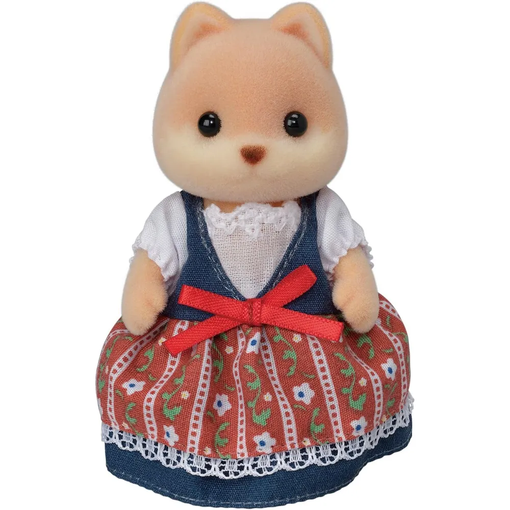 MUÑECA SYLVANIAN FAMILIES FAMILIA PERROS CARAMELO