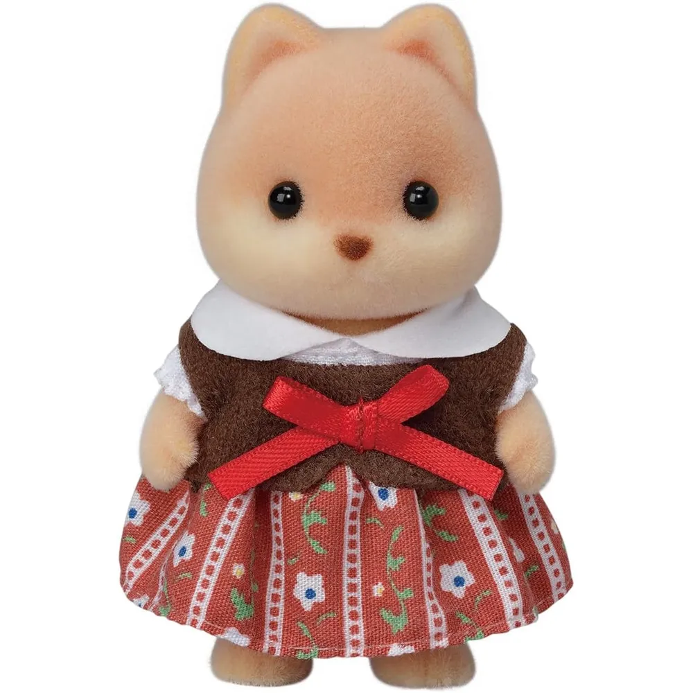 MUÑECA SYLVANIAN FAMILIES FAMILIA PERROS CARAMELO