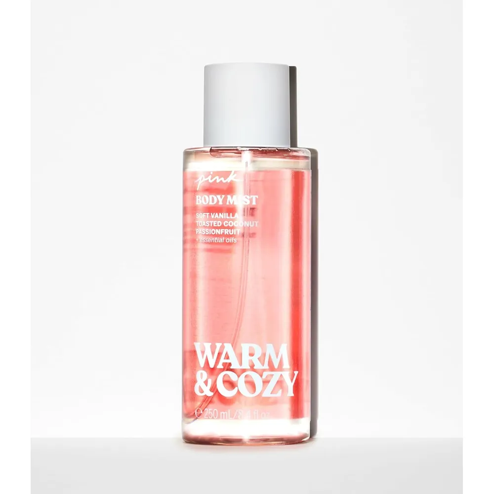 BODY MIST PINK WARM & COZY VICTORIA SECRET MUJER 8.4 OZ / 250 ML