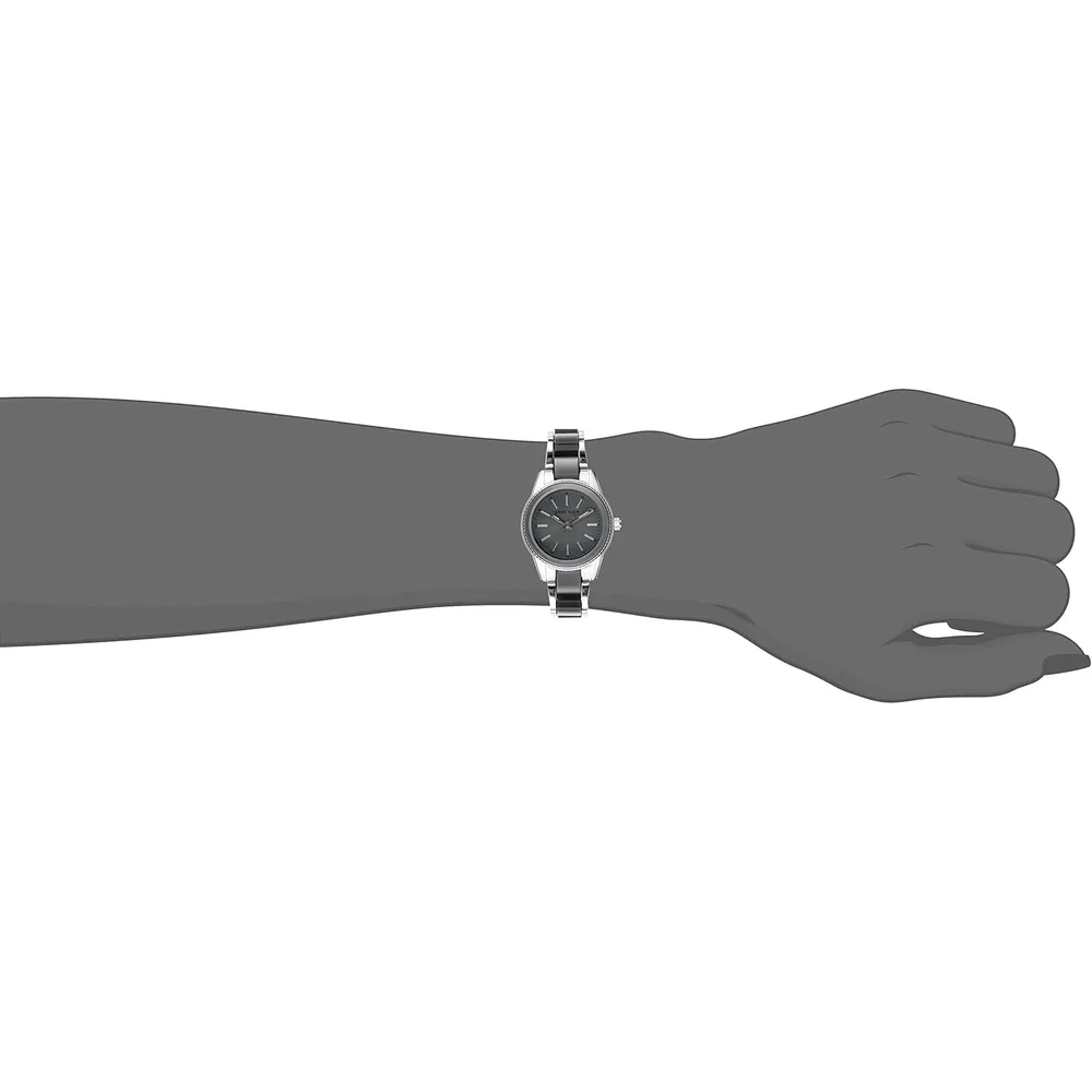 Anne klein AK/3212LPRG reloj de pulsera de resina | 30 mm - Plateado/Gris