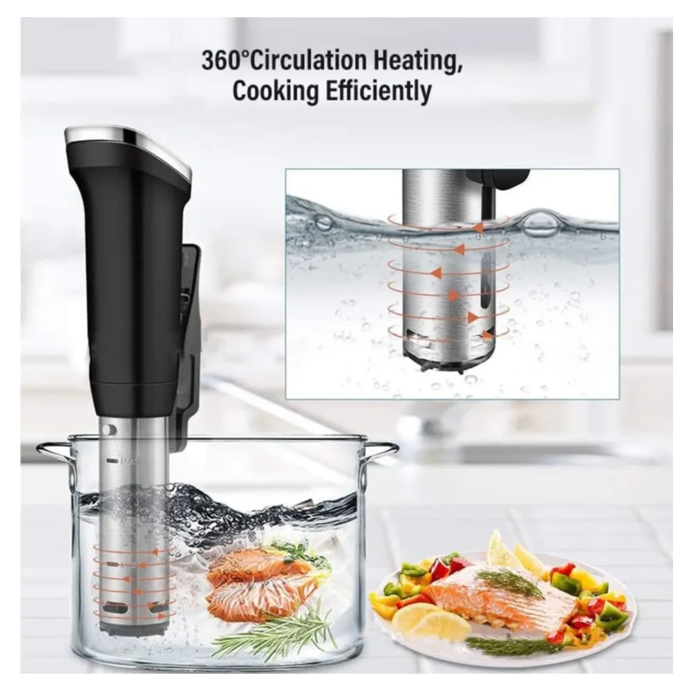 CIRCULADOR DE INMERSIÓN SOUS VIDE IPX7 IMPERMEABLE 220V