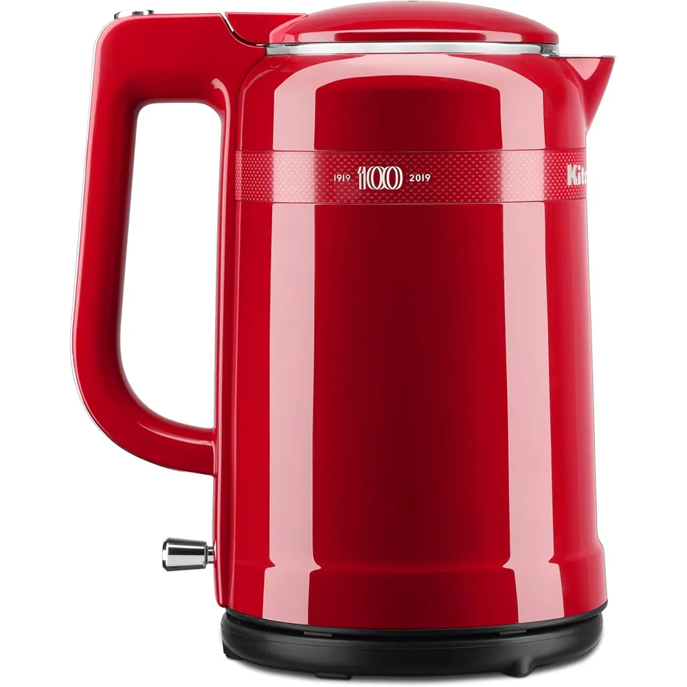KITCHENAID KEK1565QHSD, HERVIDOR ELÉCTRICO 1.5 L EDICIÓN 100 AÑOS | ROJO PASIÓN