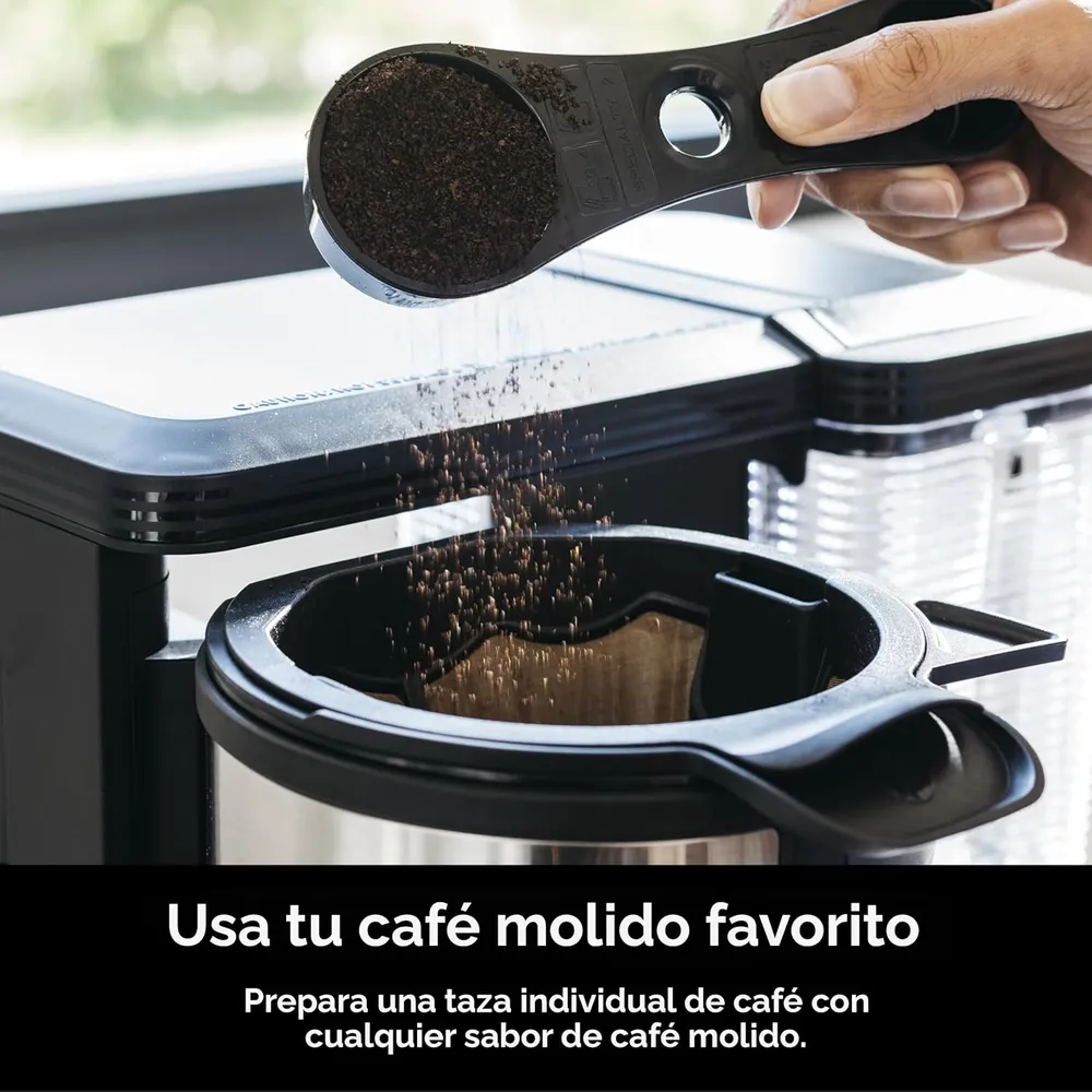 NINJA CAFETERA SPECIALTY 10 TAZAS / 1.5 L CON ESPUMADOR PLEGABLE | NEGRO