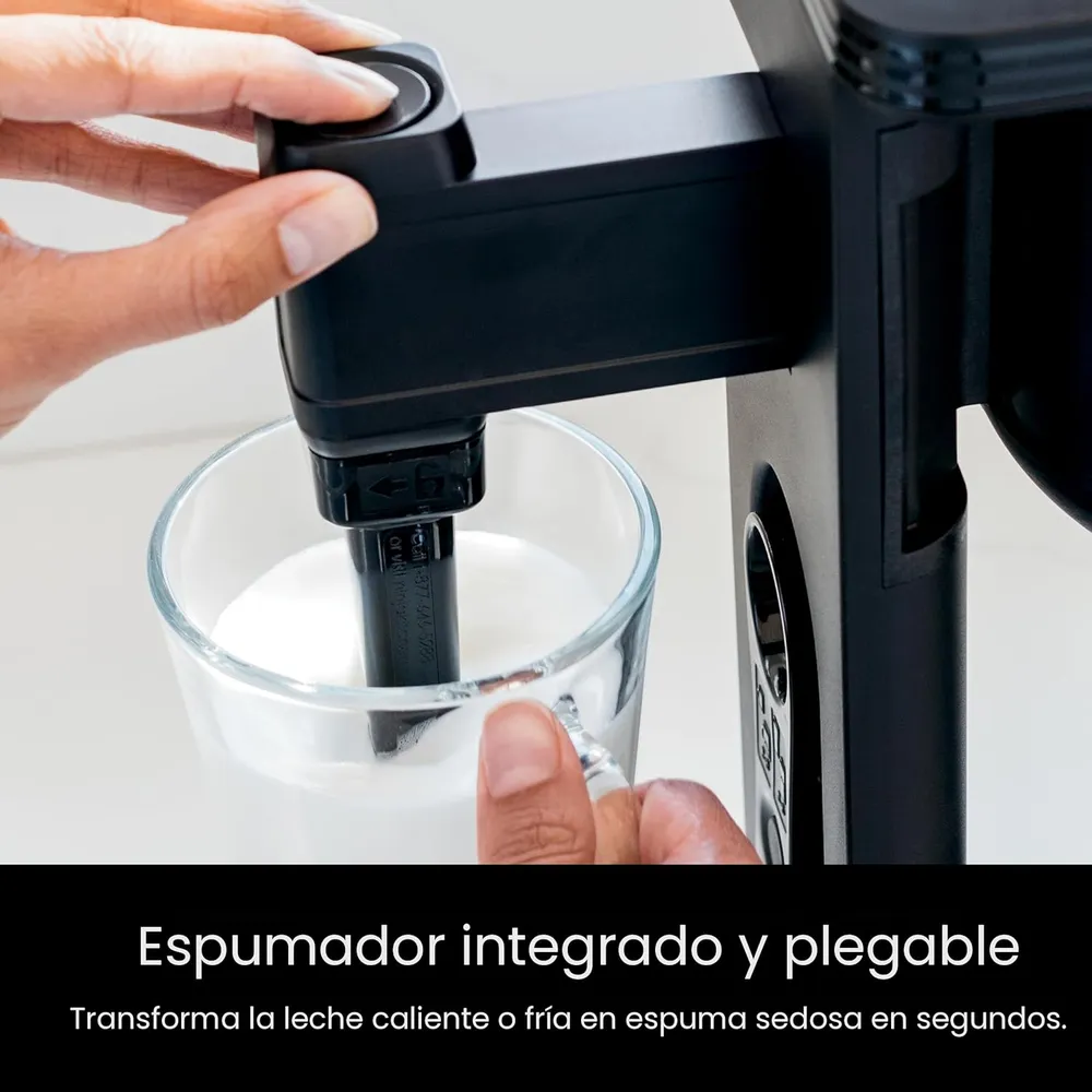 NINJA CAFETERA SPECIALTY 10 TAZAS / 1.5 L CON ESPUMADOR PLEGABLE | NEGRO