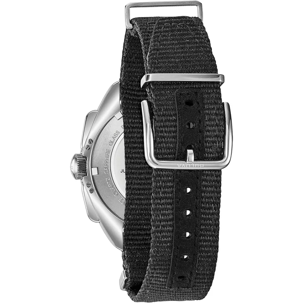 Bulova reloj Archive hombre cronógrafo Lunar Pilot 6 agujas | Negro