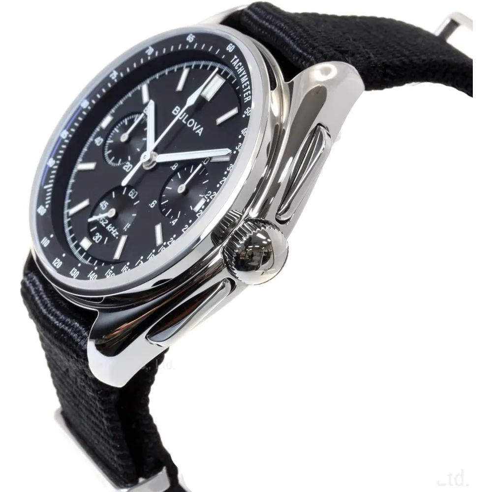 Bulova reloj Archive hombre cronógrafo Lunar Pilot 6 agujas | Negro