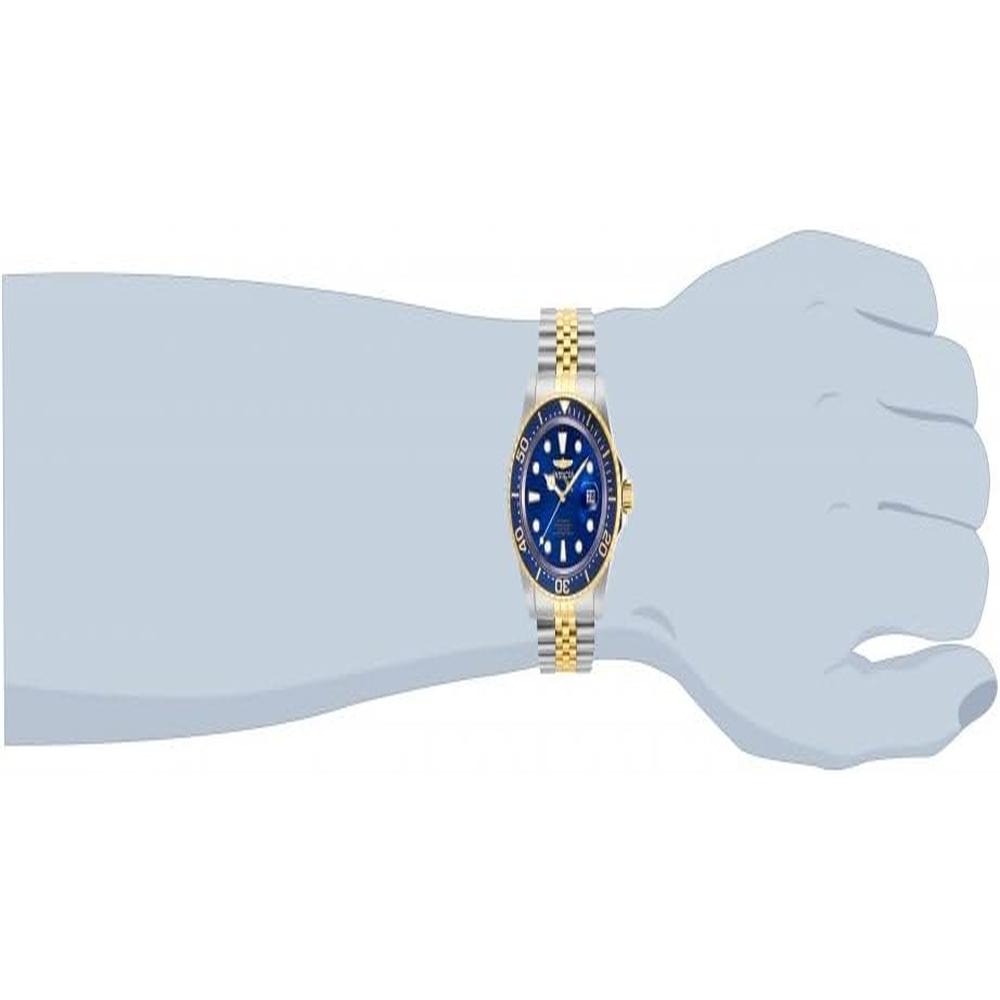 Reloj Invicta Pro Diver para hombre estilo buzo automático | Azul y Plateado