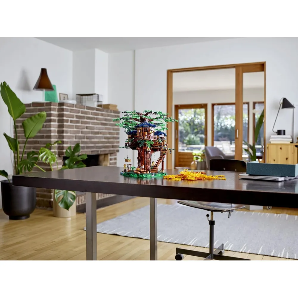 Lego Ideas casa del árbol set de construcción con cabañas y minifiguras