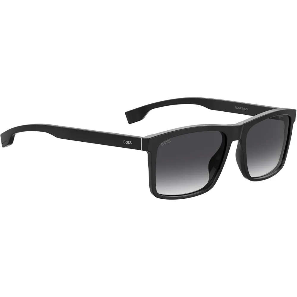 LENTES DE SOL HUGO BOSS RECTANGULARES 1036/S HOMBRE NEGRO