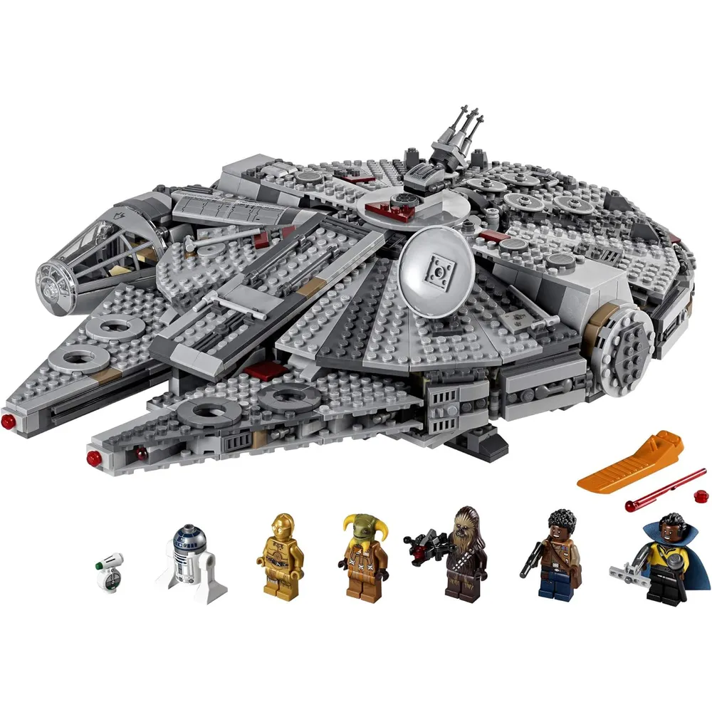 LEGO STAR WARS HALCÓN MILENARIO NAVE ESPACIAL CON MINIFIGURAS