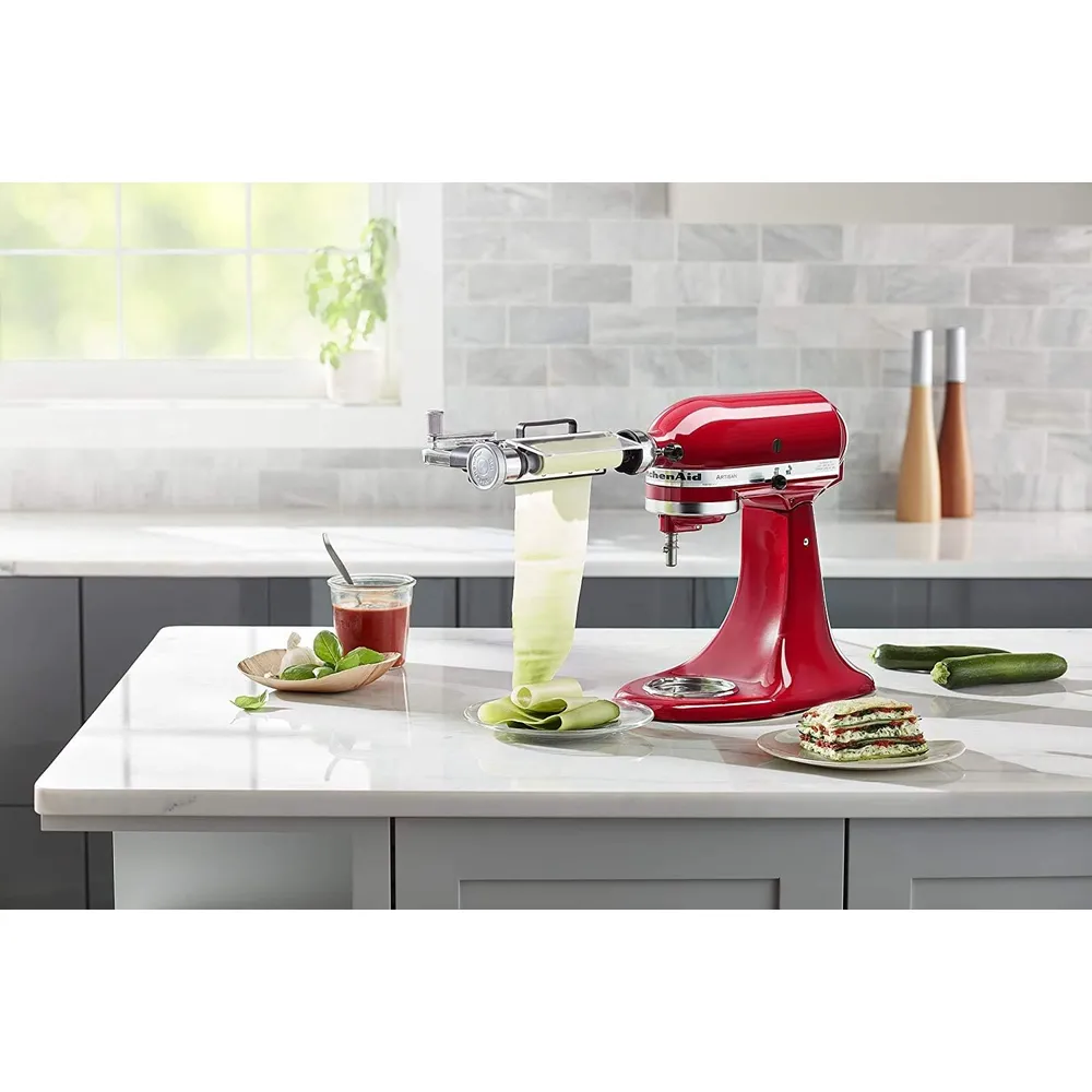 KITCHENAID KSM2SCA, CORTADOR DE VERDURAS EN LÁMINAS CON CUCHILLA | ROJO