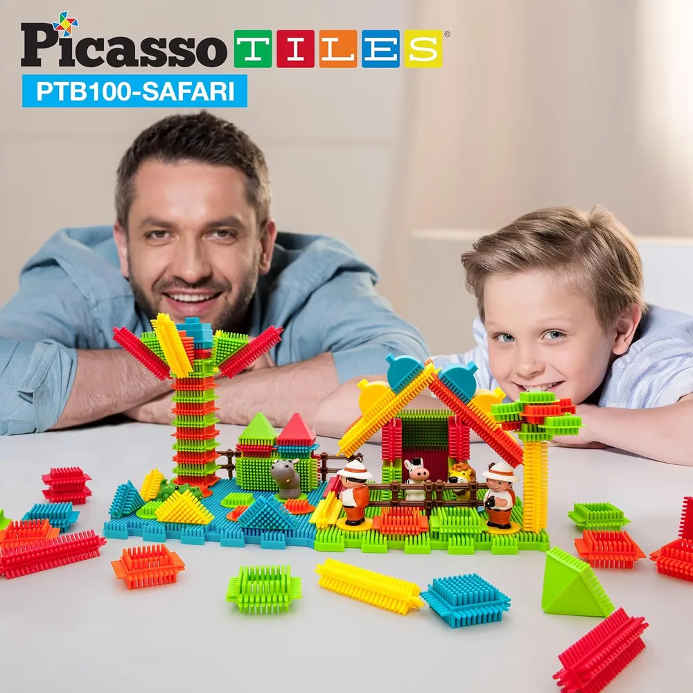BLOQUES CONSTRUCCIÓN SAFARI PTB100 PICASSOTILES