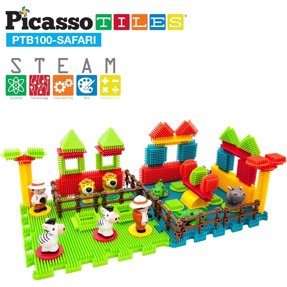 BLOQUES CONSTRUCCIÓN SAFARI PTB100 PICASSOTILES