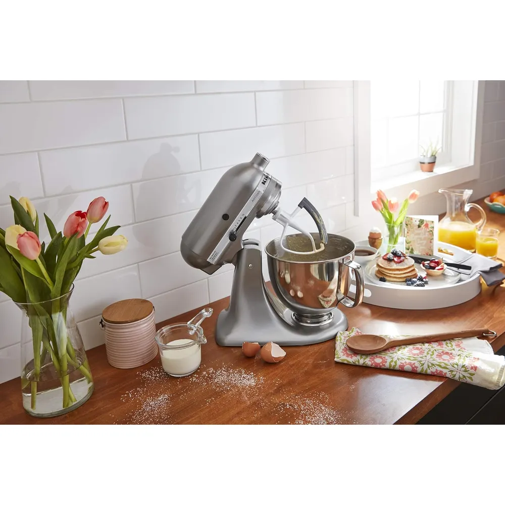 b07qhqf8zq_1_webp.webp KITCHENAID ARTISAN, BATIDORA DE PIE 5 QT / 4.7 L CON BATIDOR | PLATEADO