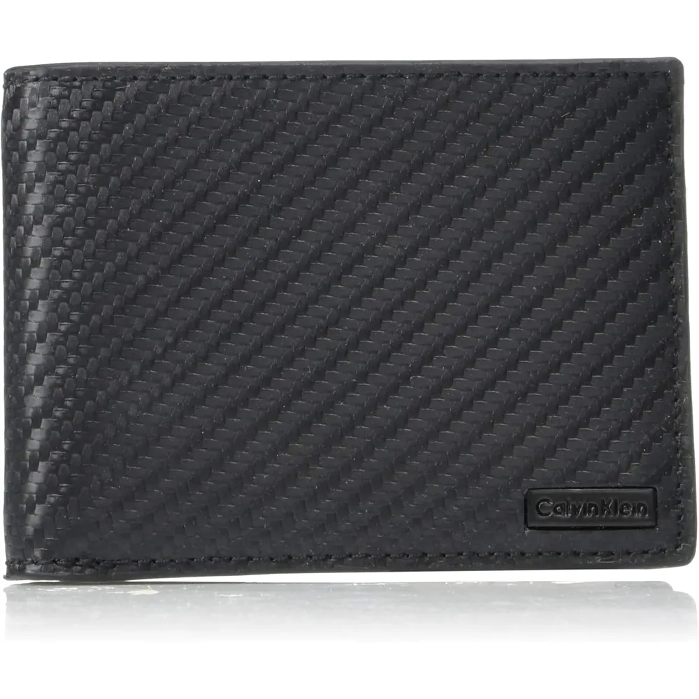 BILLETERA CALVIN KLEIN SLIMFOLD 79878 NEGRO HOMBRE