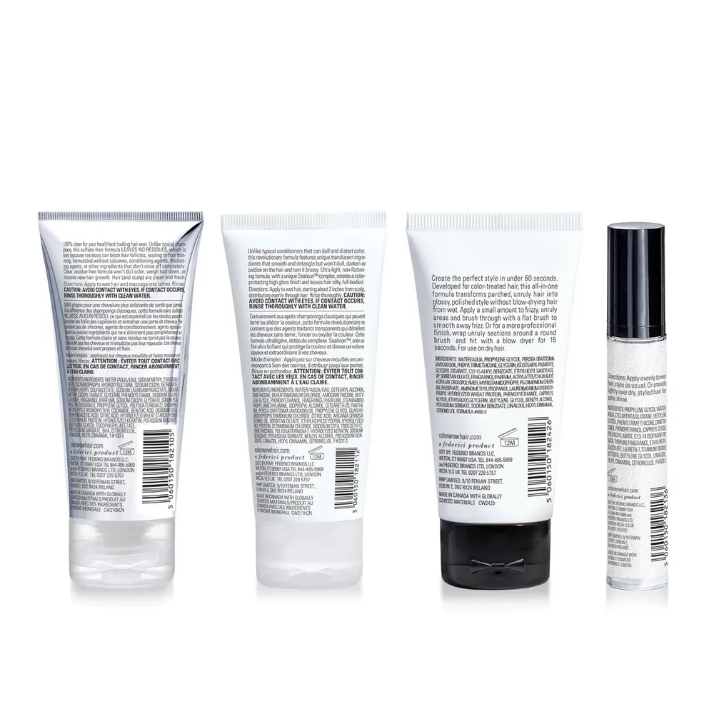 SET CREMA CAPILAR COLOR WOW ONE MINUTE TRANSFORMATION 4 PZS