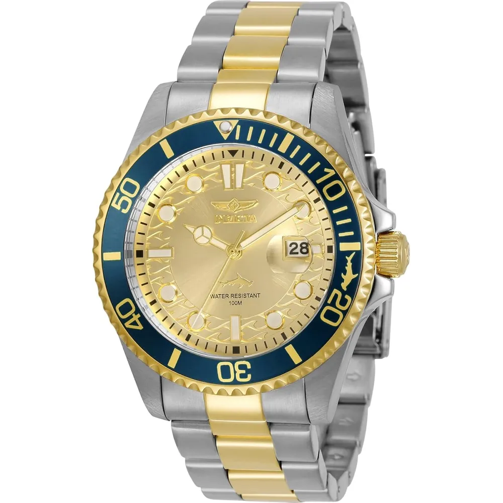 Invicta 30020 reloj Pro Diver de cuarzo para hombre | 43 mm - Oro/Plata
