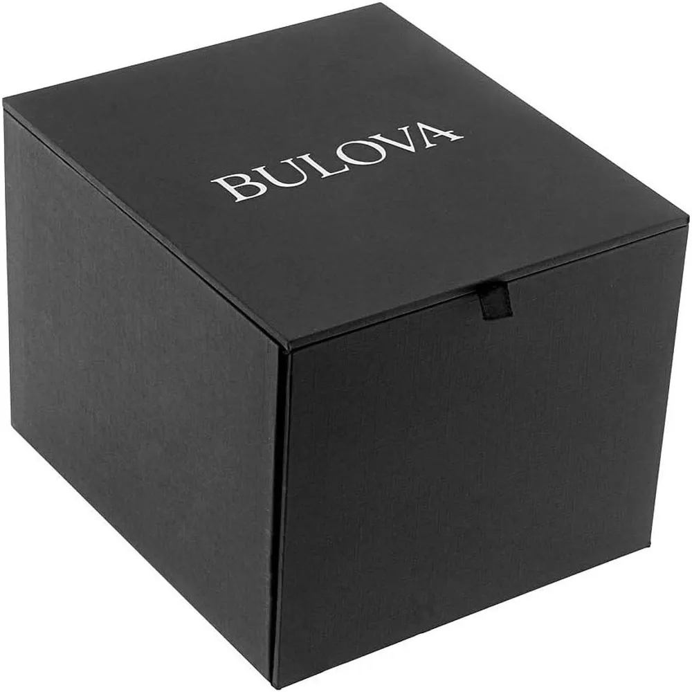 Bulova reloj Crystal Phantom hombre cuarzo 3 agujas acero inoxidable | Oro/Plata