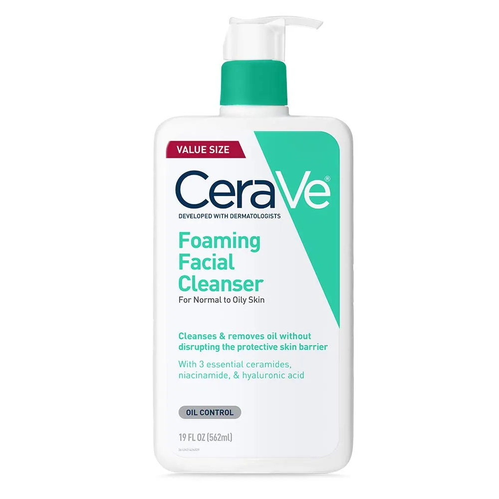 CERAVE LIMPIADOR FACIAL PARA PIEL GRASA 19 OZ / 562 ML