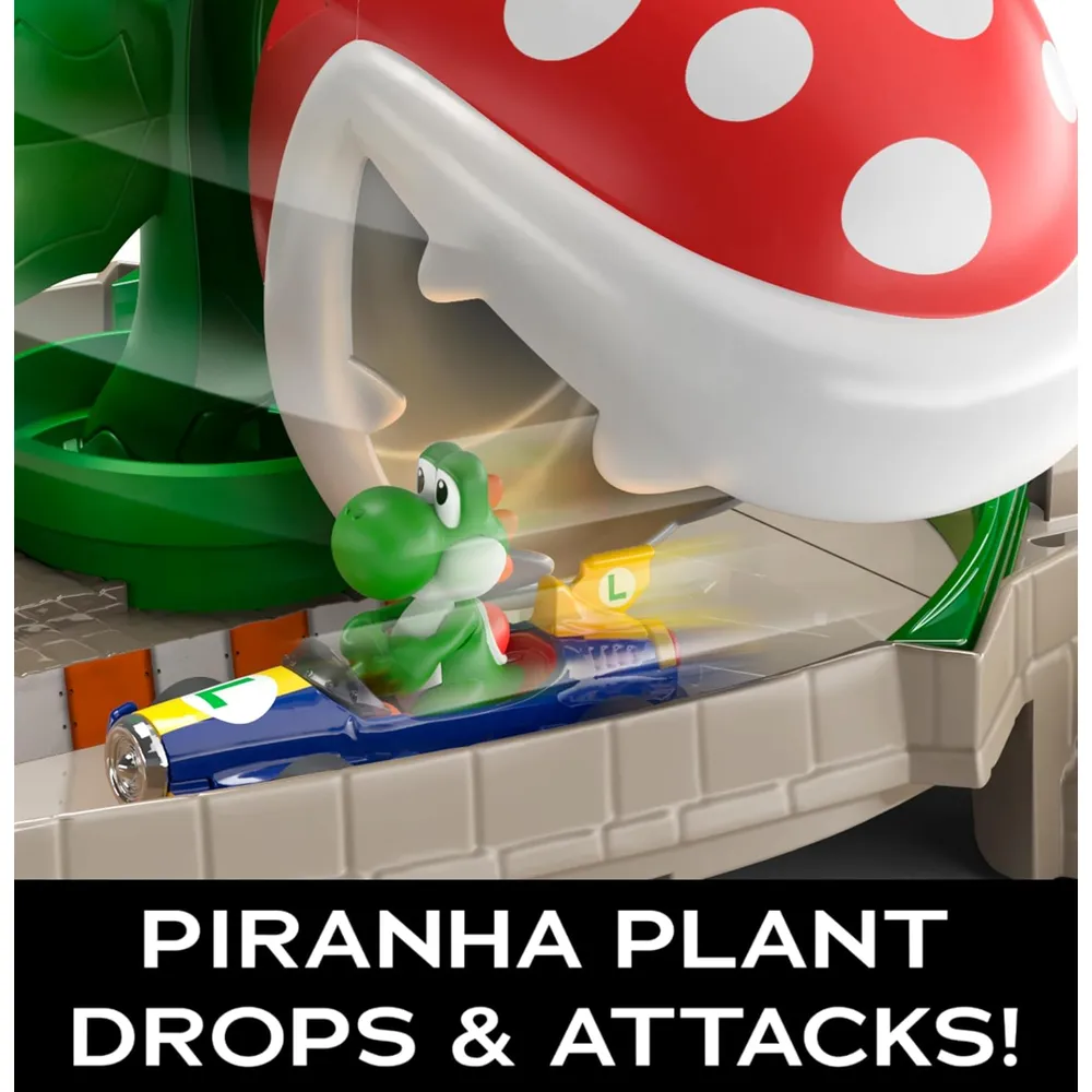 HOT WHEELS PISTA COMPLETA MARIO KART PIRANHA PLANT II