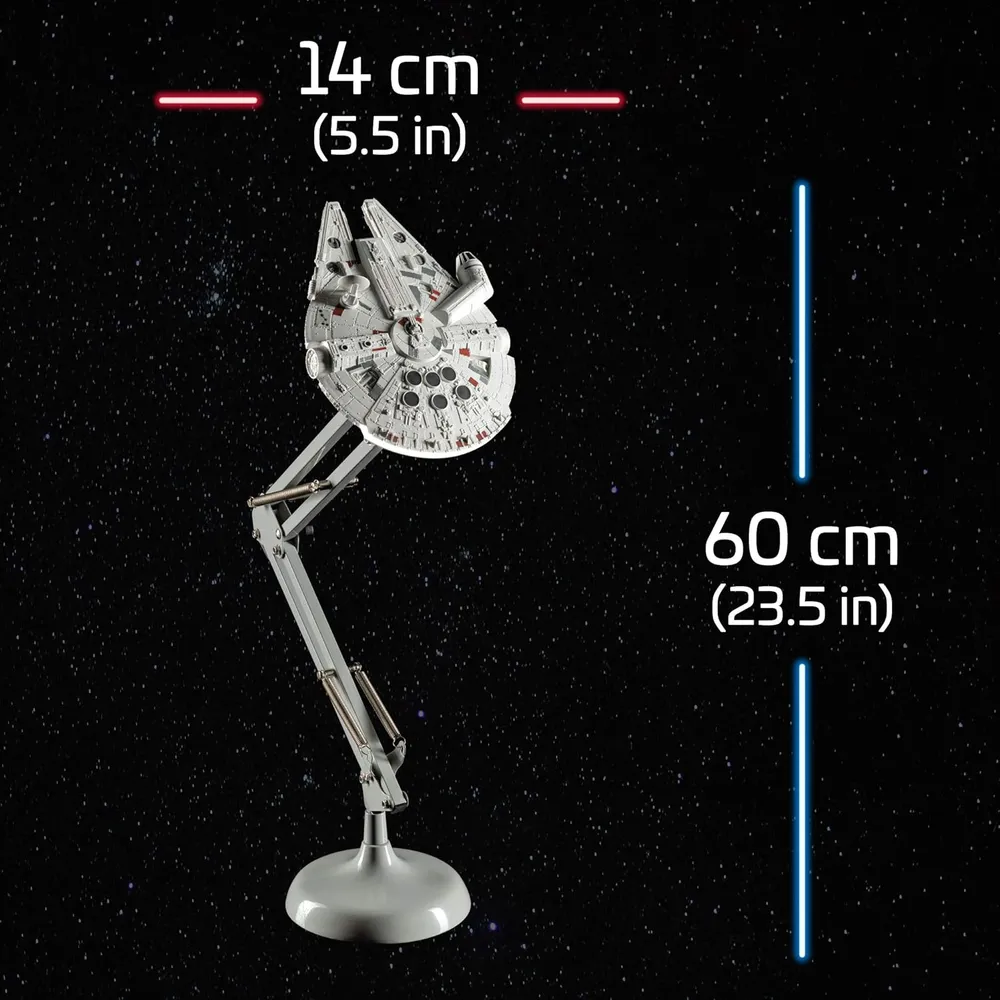 Paladone Star Wars Millennium Falcon, lámpara escritorio oficial