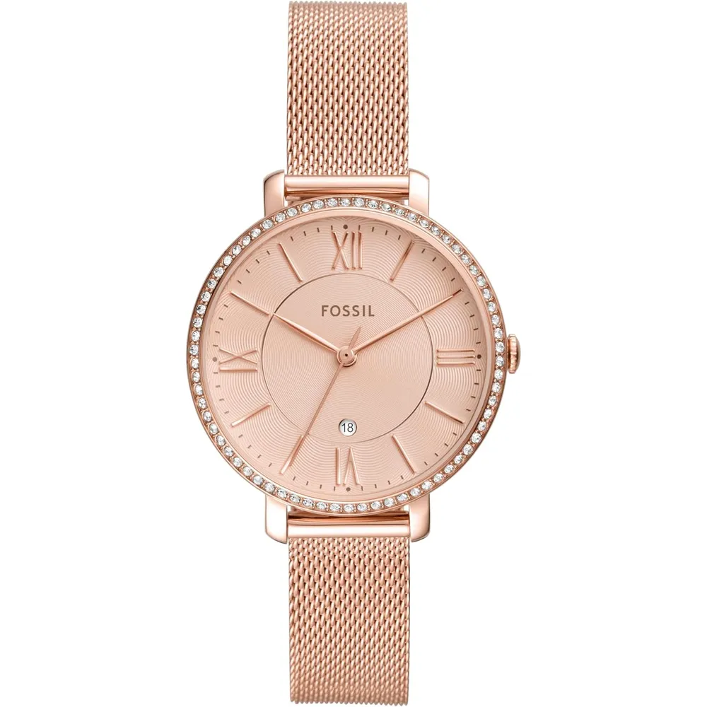 Fossil reloj de cuarzo Jacqueline para mujer, modelo ES4628 | Oro Rosa