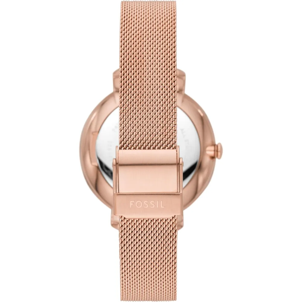 Fossil reloj de cuarzo Jacqueline para mujer, modelo ES4628 | Oro Rosa