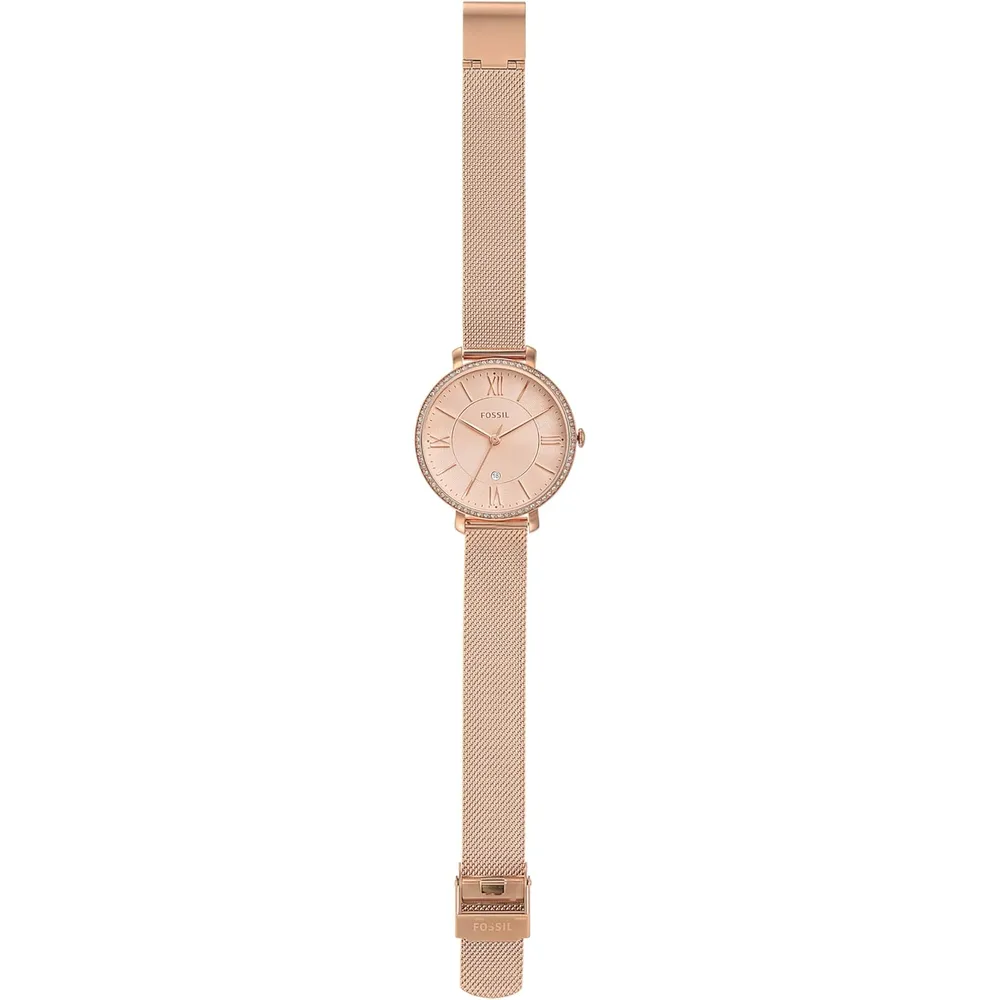 Fossil reloj de cuarzo Jacqueline para mujer, modelo ES4628 | Oro Rosa