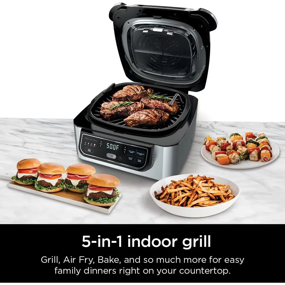 NINJA PARRILLA FOODI 2 EN 1, AG301 2.87 LB / 1.3 KG | NEGRO/GRIS
