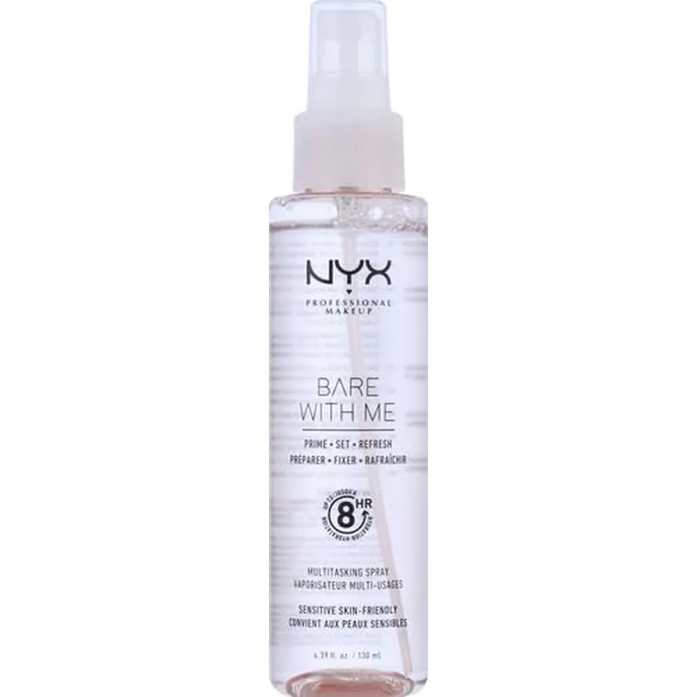 NYX Bare With Me Spray Facial Prebase y Fijador Hidratante | Pink