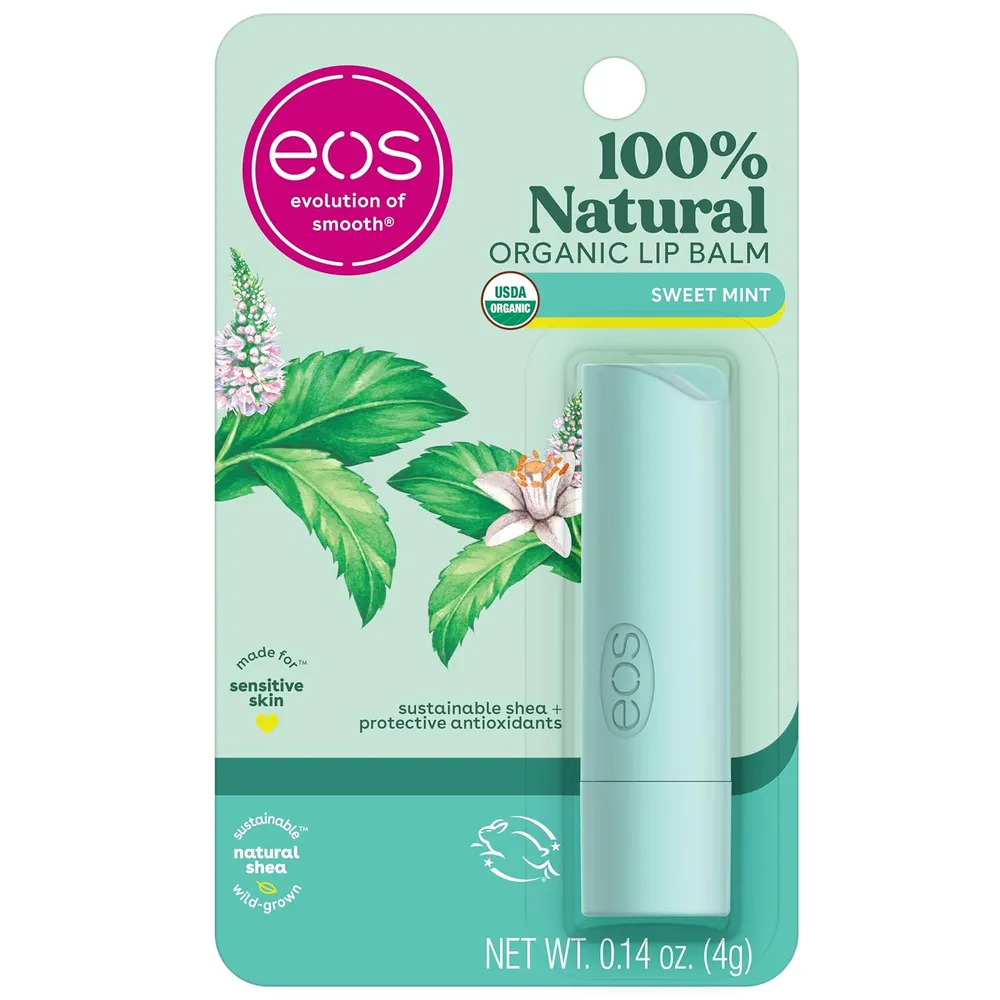 EOS bálsamo labial barra Sweet Mint | 0.14 oz / 4 ml