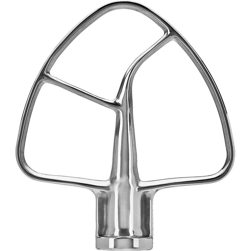 KITCHENAID, UTENSILIO BATIDOR PLANO DE ACERO INOXIDABLE PARA BATIDORAS 4.5–5 QT