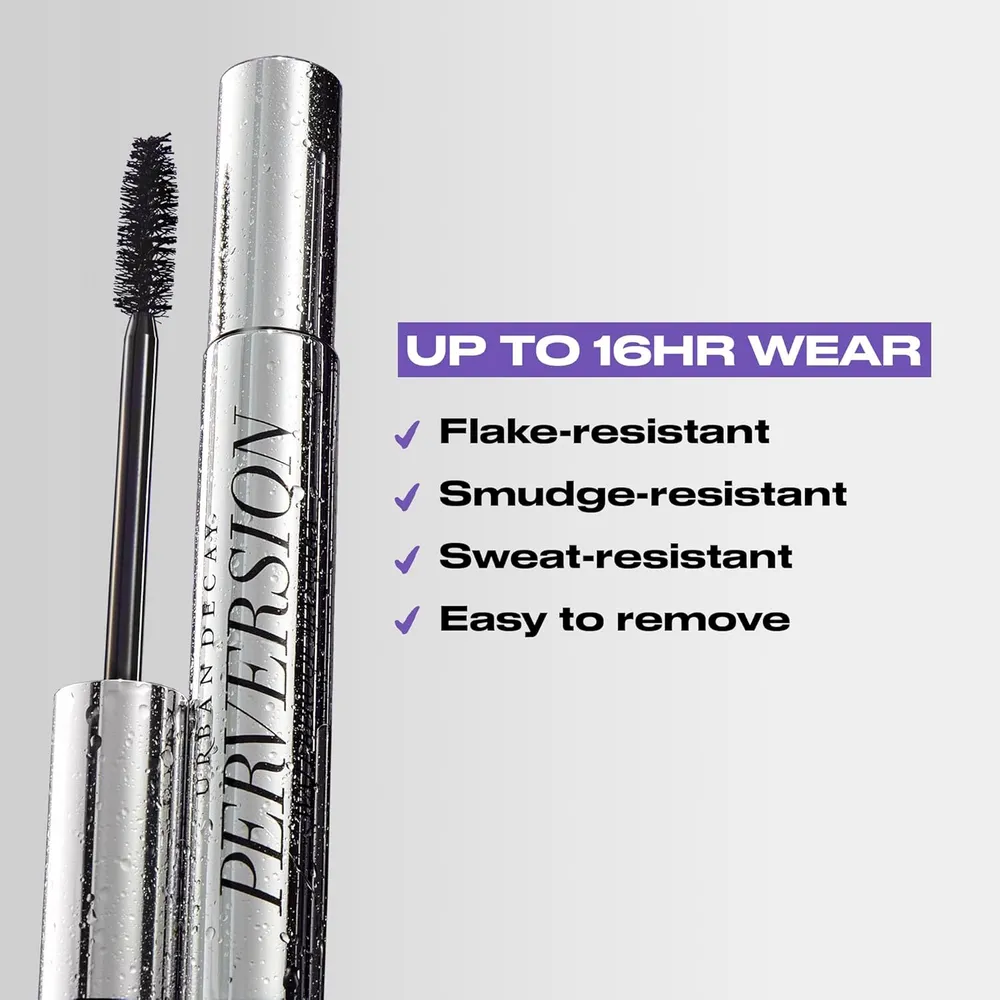 Urban Decay Máscara Waterproof Volumen Perversion 0.34 oz Negro|Negro