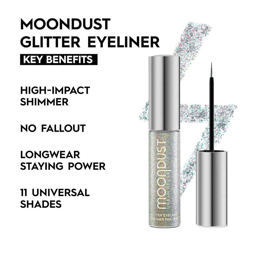 Urban Decay Delineador Líquido con Brillo Moondust Secado Rápido Acabado Brillante Modular