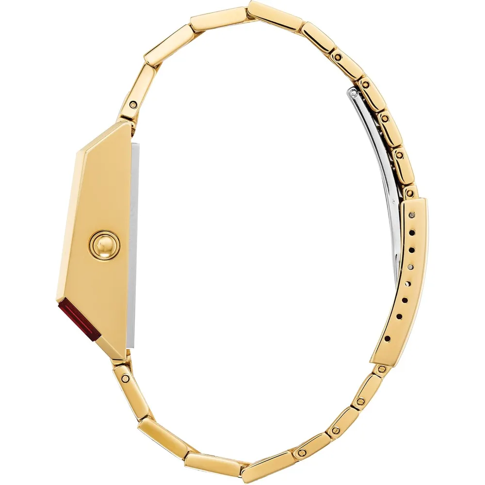 Bulova reloj Archive hombre LED Computron acero inoxidable | Oro