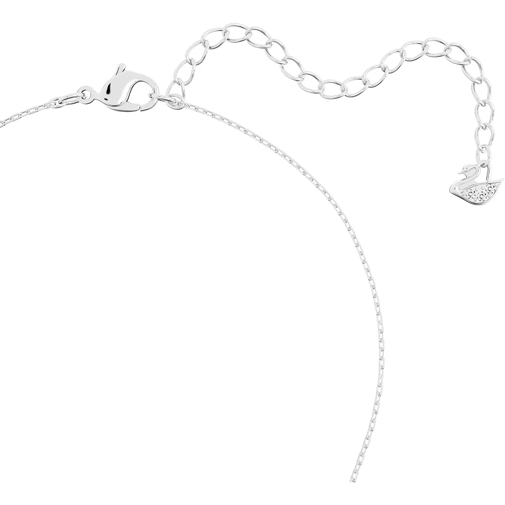 SWAROVSKI COLLAR PENDIENTE STILLA ACABADO RODIO PARA MUJER | TRANSPARENTE