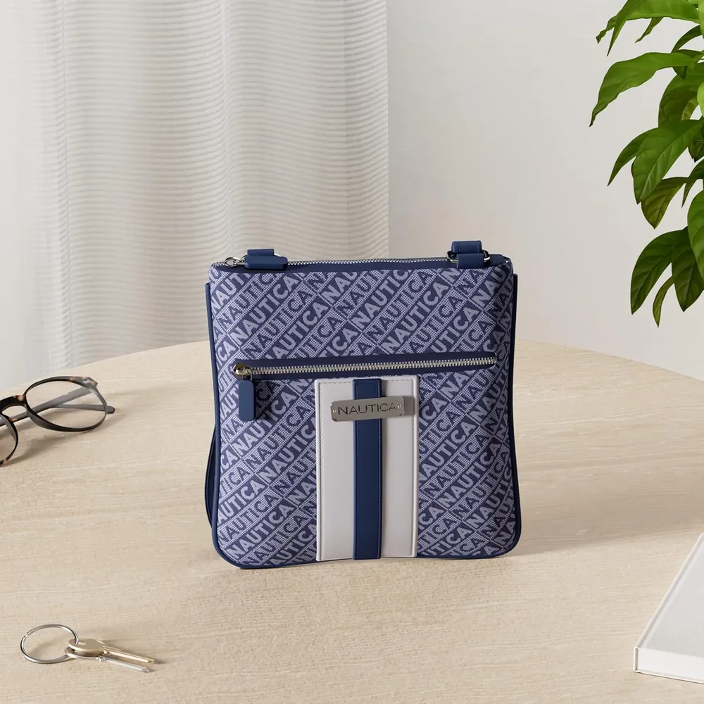 Nautica | Bolso Norte-Sur Lakeside Signature Jacquard Crossbody