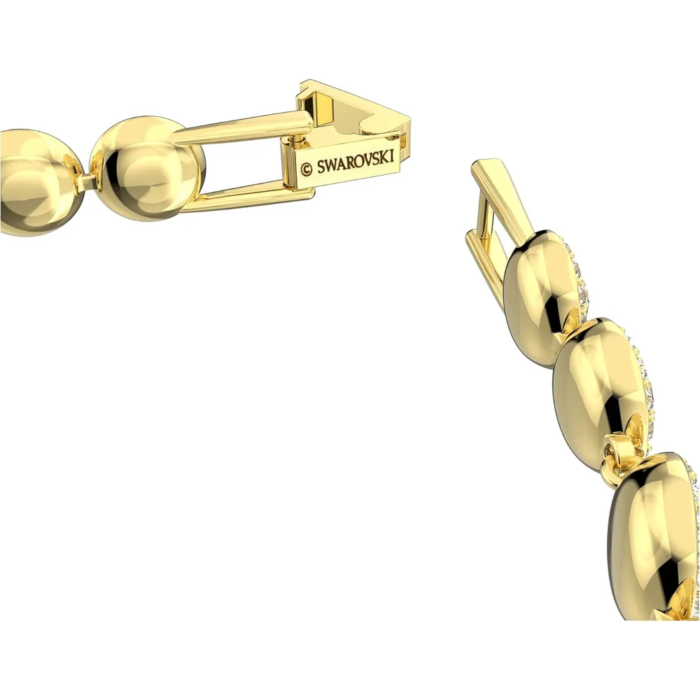 SWAROVSKI PULSERA TENNIS UNA ANGELIC ACABADO ORO PARA MUJER | DORADO
