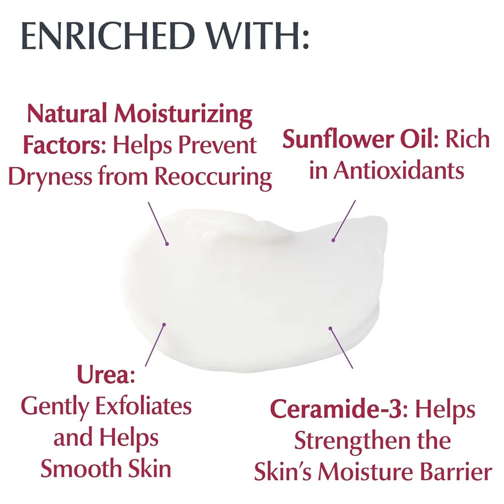 EUCERIN CREMA CORPORAL CON UREA PARA PIEL ÁSPERA 16 OZ